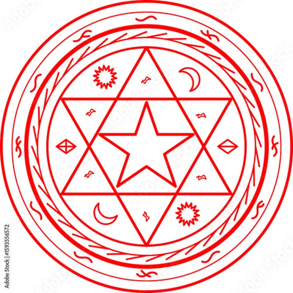 Fototapeta 마법진