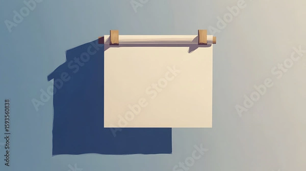 Obraz Invitation to Thought: A Shadowed Message