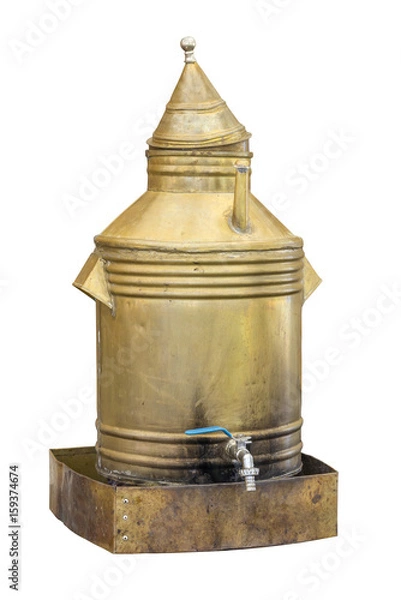 Fototapeta rustic brass samovar