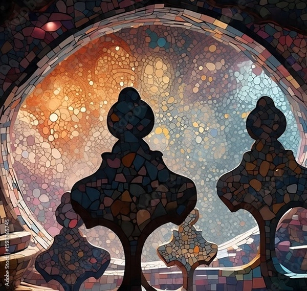 Obraz stained glass window