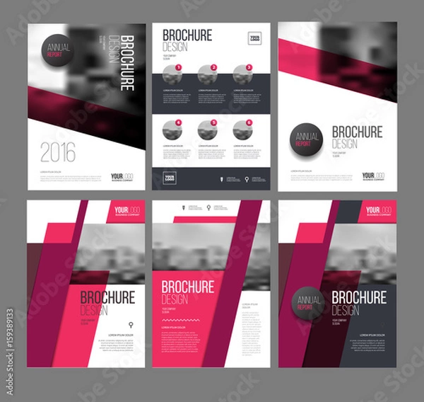 Obraz Modern Brochure design template 