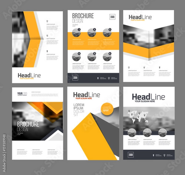 Obraz Modern Brochure design template 