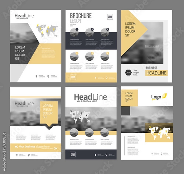 Obraz Modern Brochure design template 