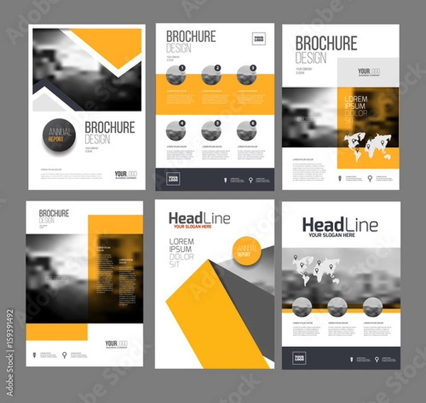 Obraz Modern Brochure design template 