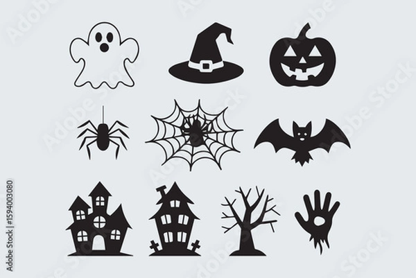 Fototapeta halloween ghost illustration vector