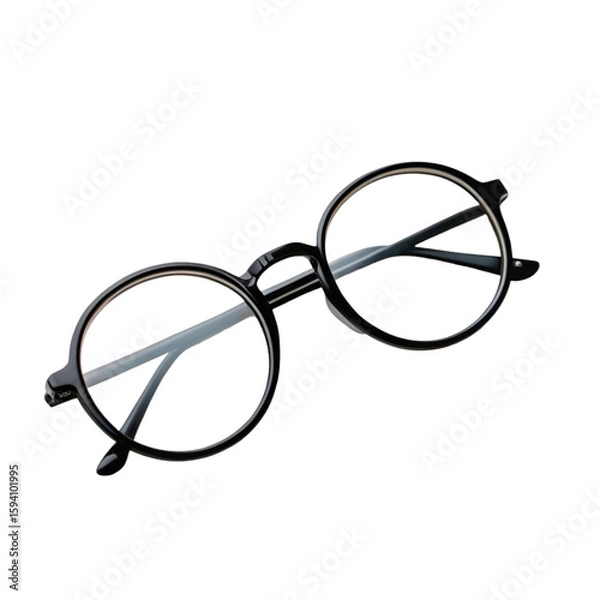 Obraz glasses on white background