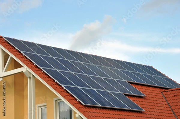 Fototapeta solarstrom