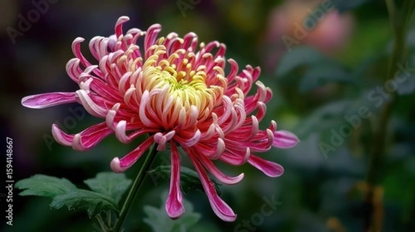 Obraz Chrysanthemum Blossom in Garden
