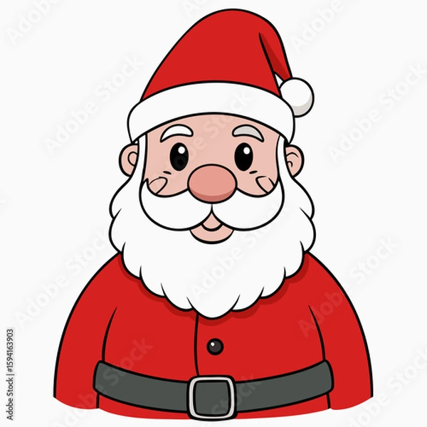 Obraz santa claus vector illustration