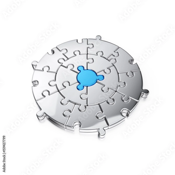 Fototapeta Puzzle jigsaw ring
