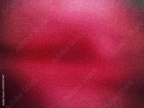 Fototapeta red leather texture Sandpaper background, red fabric pattern, brown wavy edges