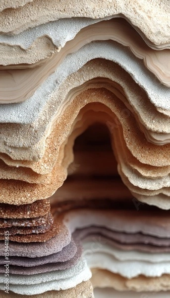 Fototapeta Layered Rock Formation