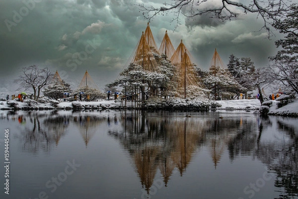 Fototapeta 兼六園