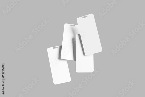 Fototapeta Simple Mobile Screen Mockup for showcasing your design to clients