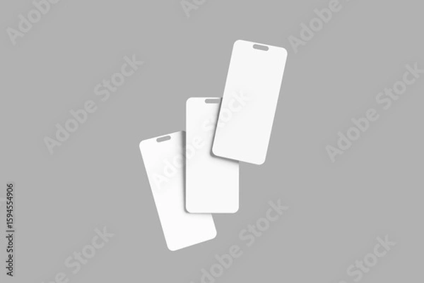 Fototapeta Minimal App Screen Mockup for showcasing your design to clients