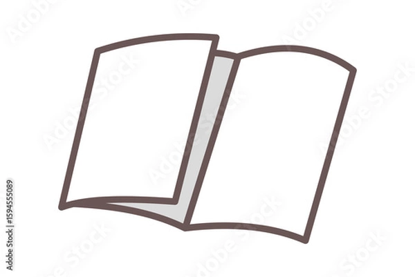 Obraz Webやチラシ制作で使えるパンフレットのアイコンBro