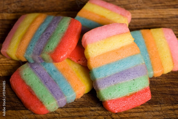Fototapeta Rainbow Cookies