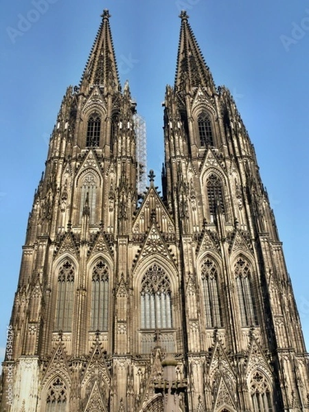 Fototapeta Kölner Dom Frontansicht