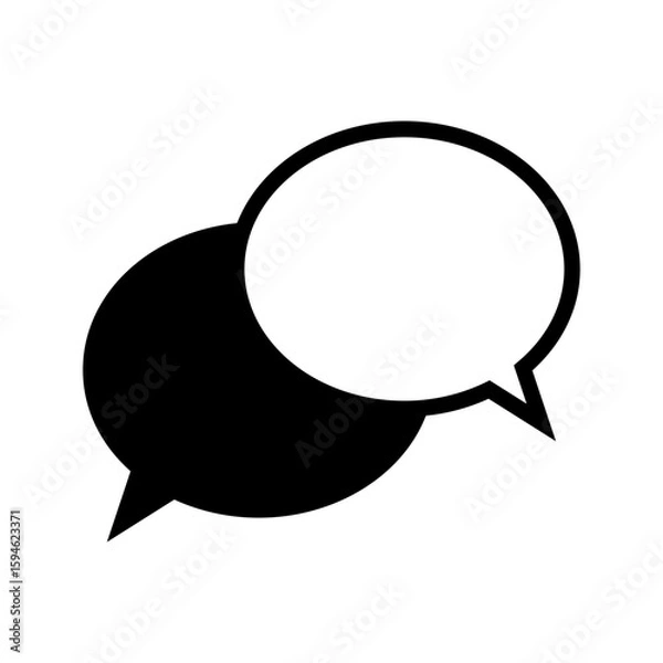 Obraz Speech Bubble Chat Icon Vector