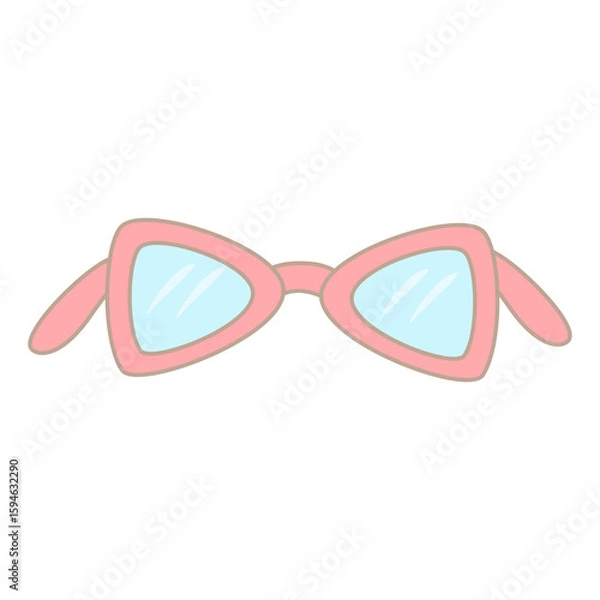 Fototapeta summer day elements clip art set. Summer element collection. Summer holiday beach. Cartoon flat vector isolated on white bạckground
