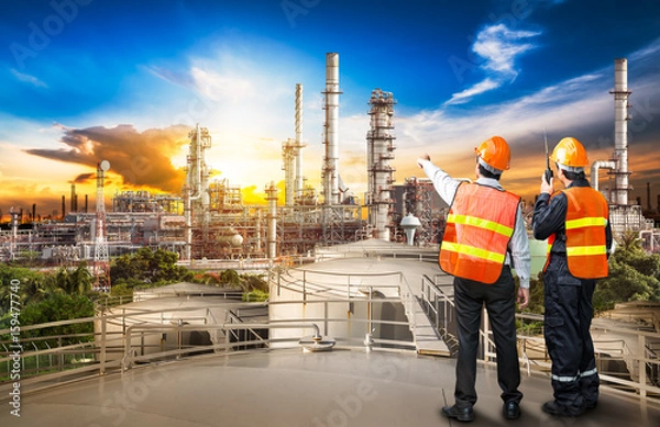Obraz Przegląd inżynierski rafinerii oleju