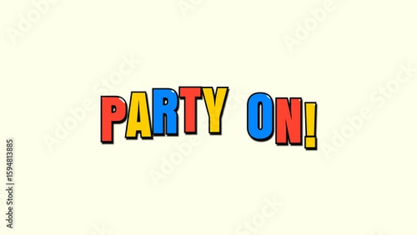 Obraz Fun Colorful Titles