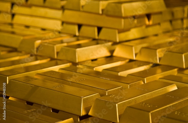 Obraz Gold bars