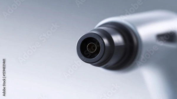 Fototapeta Hybrid energy system concept with close up of electric drill tool showing power source for efficient work