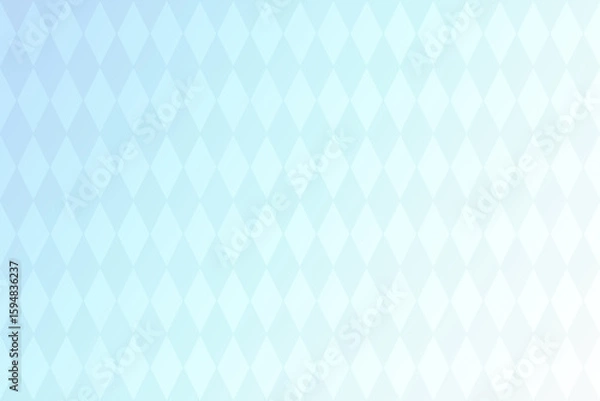 Fototapeta ダイヤ模様のグラデーション（メルヘン＆白透過）青