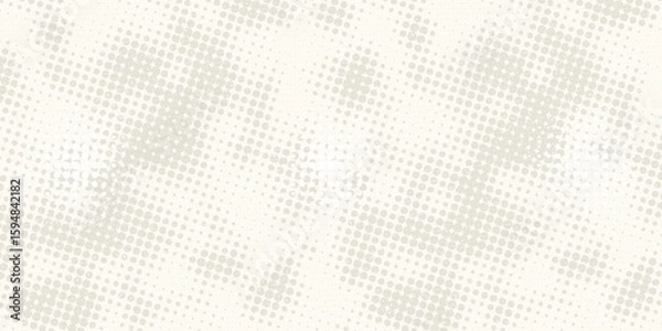 Fototapeta Abstract Beige Halftone Dot Pattern Background Suitable for Designs