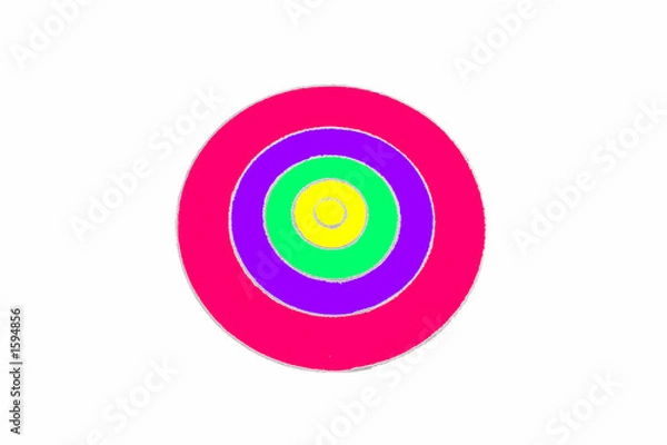 Fototapeta circles with various colors
