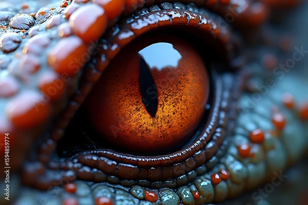 Fototapeta ดวงตาแห่งมังกร: ความลึกลับและอำนาจ