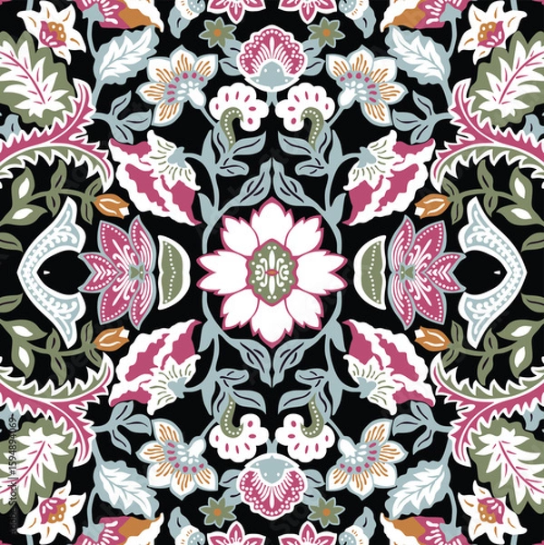 Obraz modern indonesian batik pattern vector