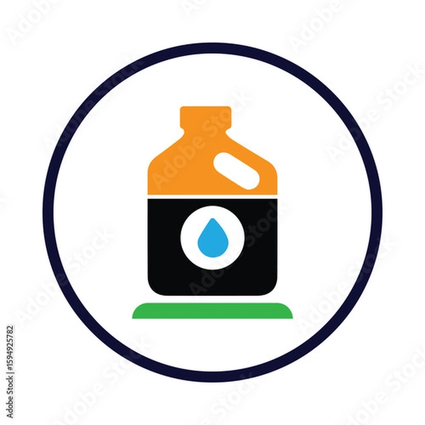 Obraz cleaner, liquid clean, bleach icon