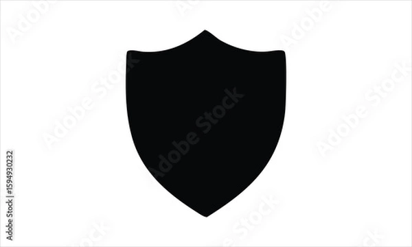 Fototapeta Shield Silhouette