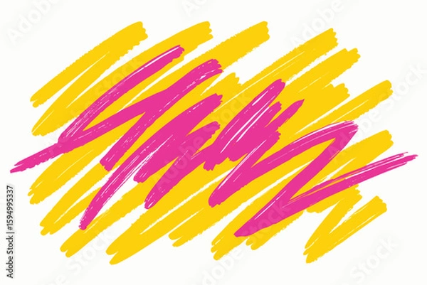 Obraz -doodle-highlighter-underlines-with-rough-texture-.eps