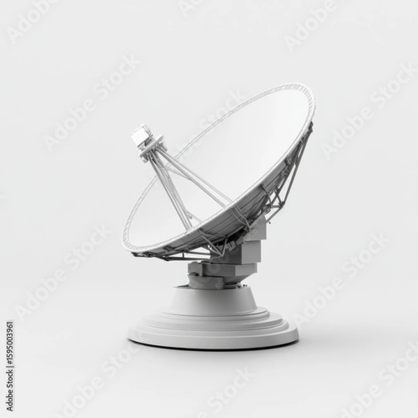 Fototapeta Satellite dish icon.