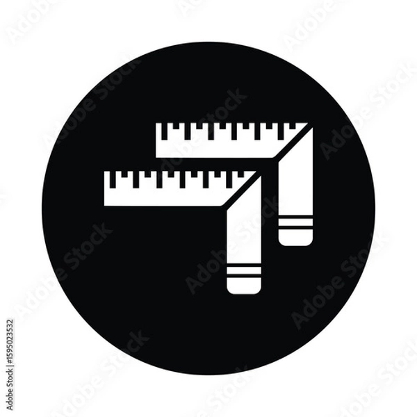 Obraz Ruler, scale, equipment, ruler icon