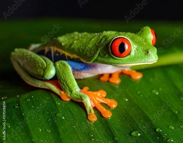 Fototapeta Red-Eyed Tree Frog