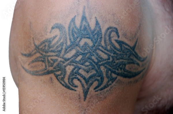 Obraz Abstract pattern – tattoo on shoulder