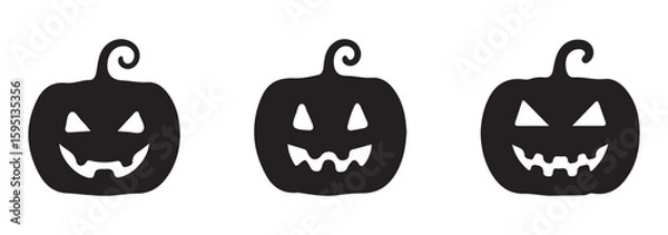 Obraz Silhouette of a dead tree vector illustration. Illustration of trees and branches without leaves