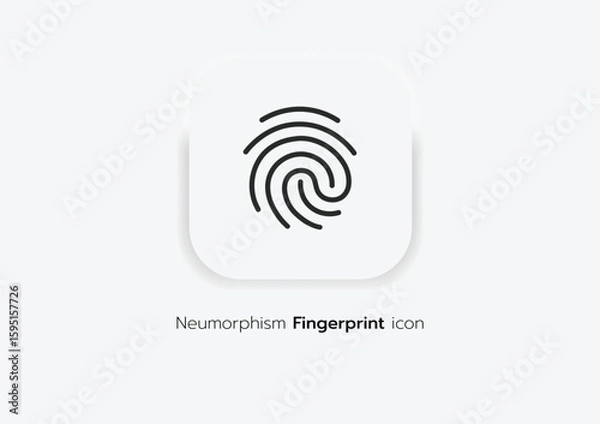 Obraz 3D Neumorphic Soft UI Design. 3D Bottons.