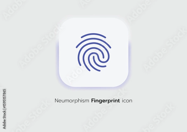 Obraz 3D Neumorphic Soft UI Design. 3D Bottons.