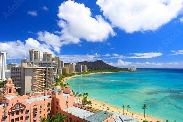 Fototapeta ワイキキビーチ　ハワイ