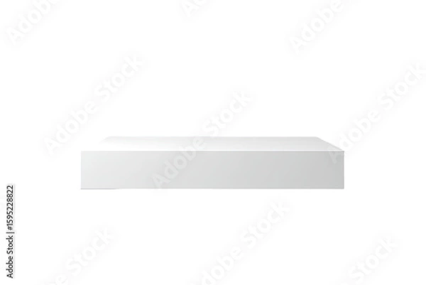 Obraz Simple white rectangular object
