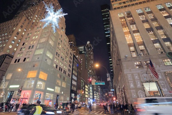 Fototapeta 5番街　交差点