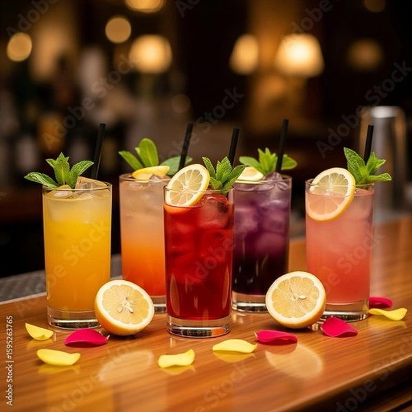 Obraz cocktail with lime