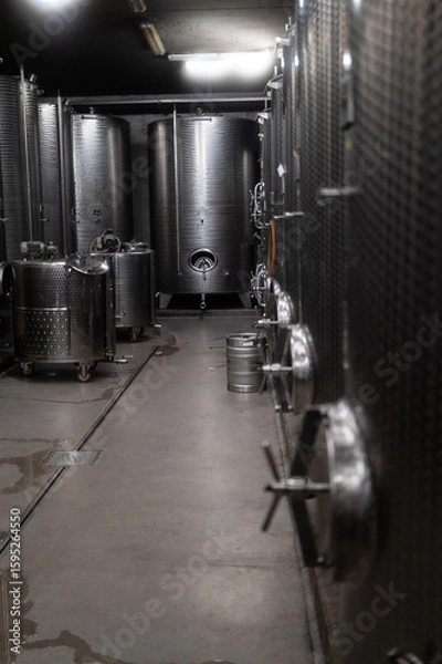 Obraz Wine Distillery cellar