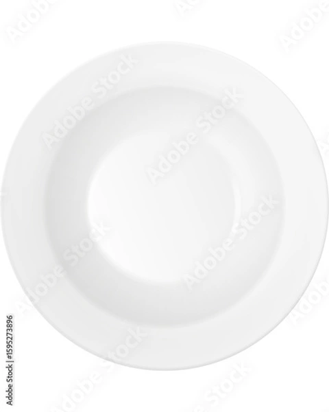 Fototapeta Deep Round Plate