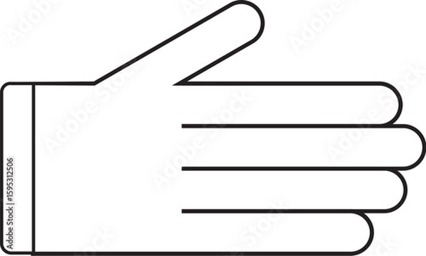 Obraz thumb up and down signs